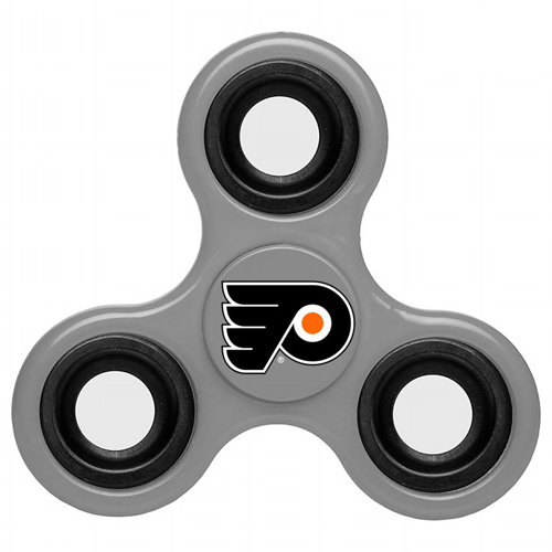 NHL Philadelphia Flyers 3 Way Fidget Spinner G96 - Gray - Click Image to Close